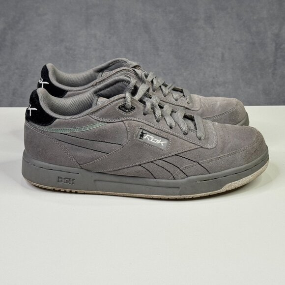 Reebok RBK DGK Skate Shoes Mens 8 Gray Suede Athletic Sneakers Skater Grunge main image 12